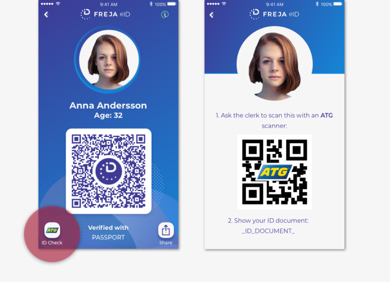 We have made it easier to show the correct QR code - Freja
