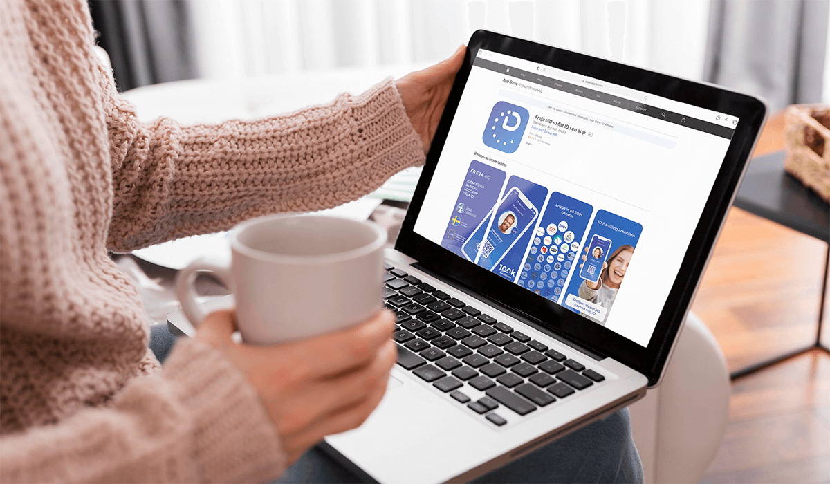 freja eid app store on desktop