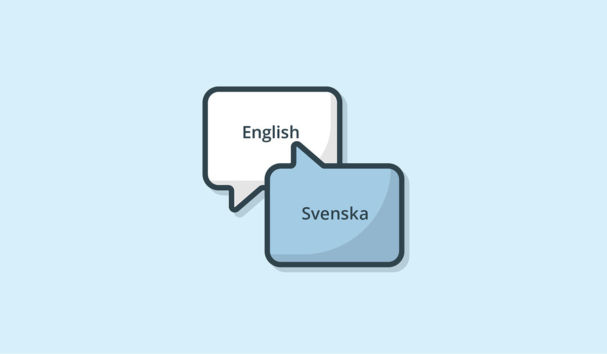 Ändra språk i Freja-appen